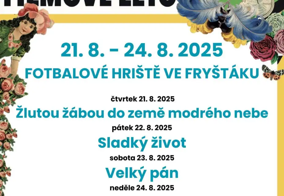Taky letos v létě Vás zveme na letní kino