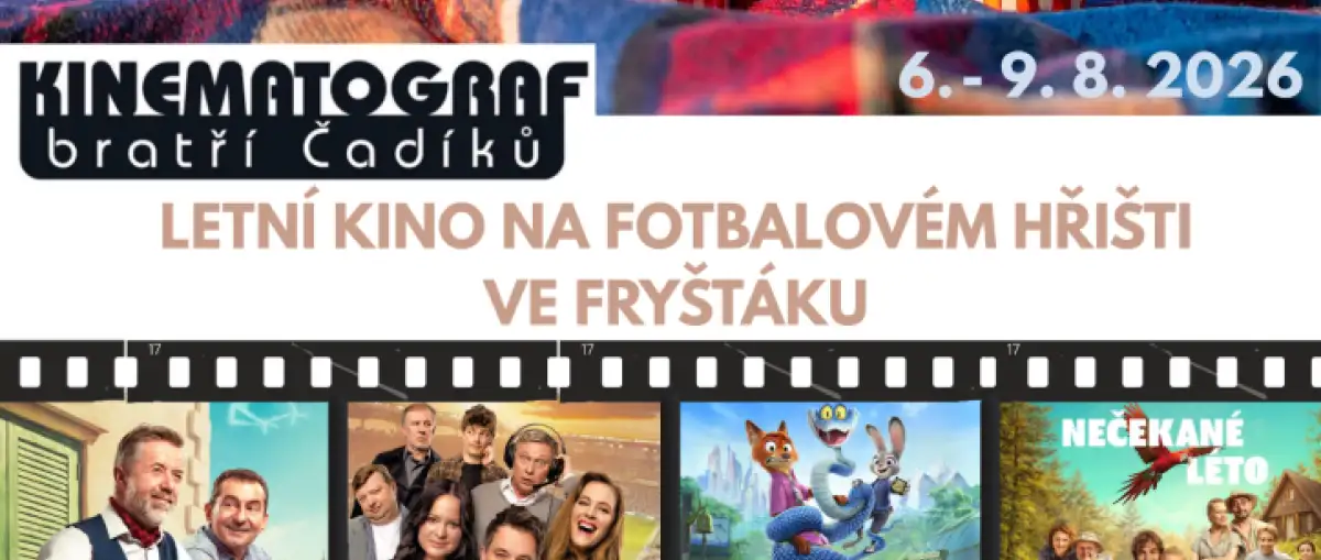 ZVEME VÁS NA LETNÍ KINO
