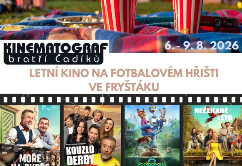ZVEME VÁS NA LETNÍ KINO